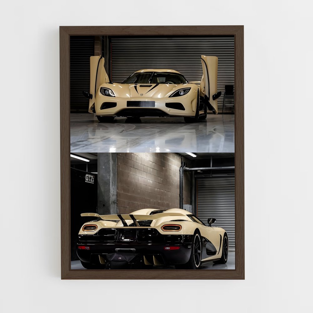 Poster Garage D'Excellence – affiche Koenigsegg (vue 5)